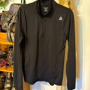 Reebok long sleeve quarters zip jacket